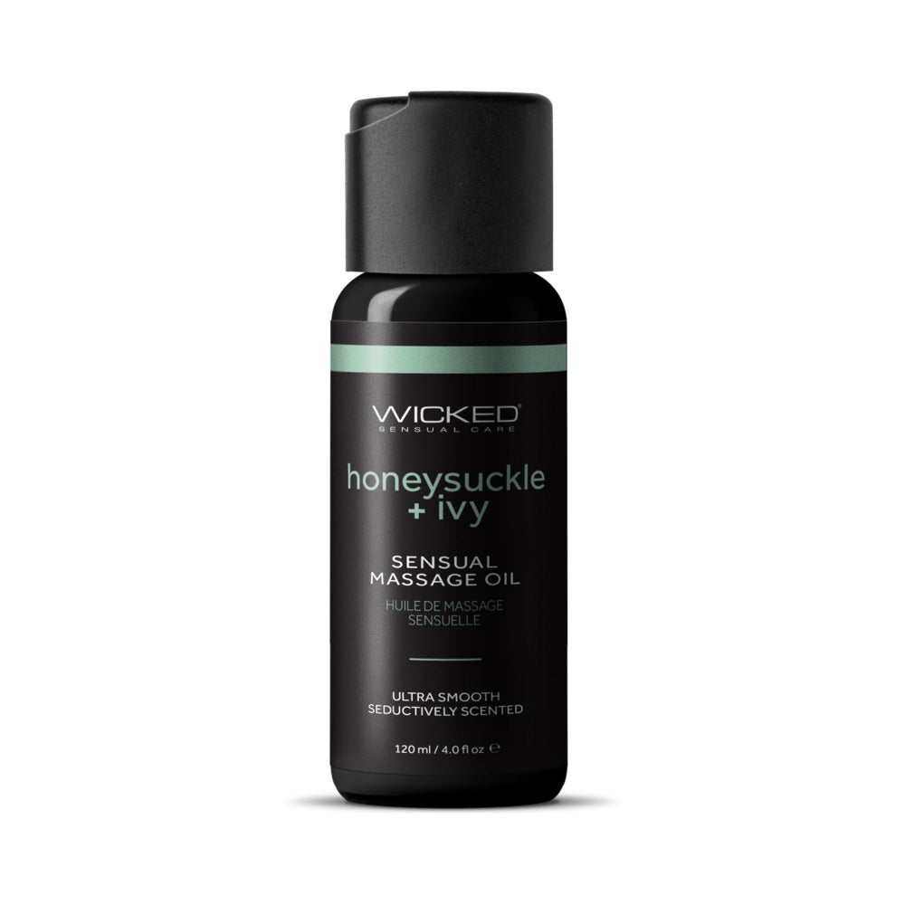 Wicked - Wicked Honeysuckle+Ivy Massage Oil 4 oz. - Lubricants, Creams & Glides