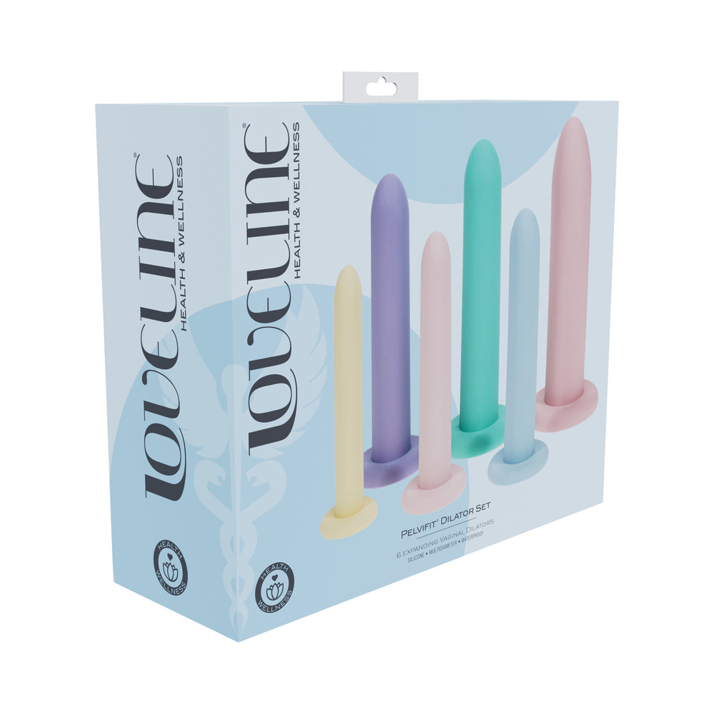 Shots - LoveLine PelviFit Expanding Vaginal Dilator Set Silicone Multicolor - General - Silicone