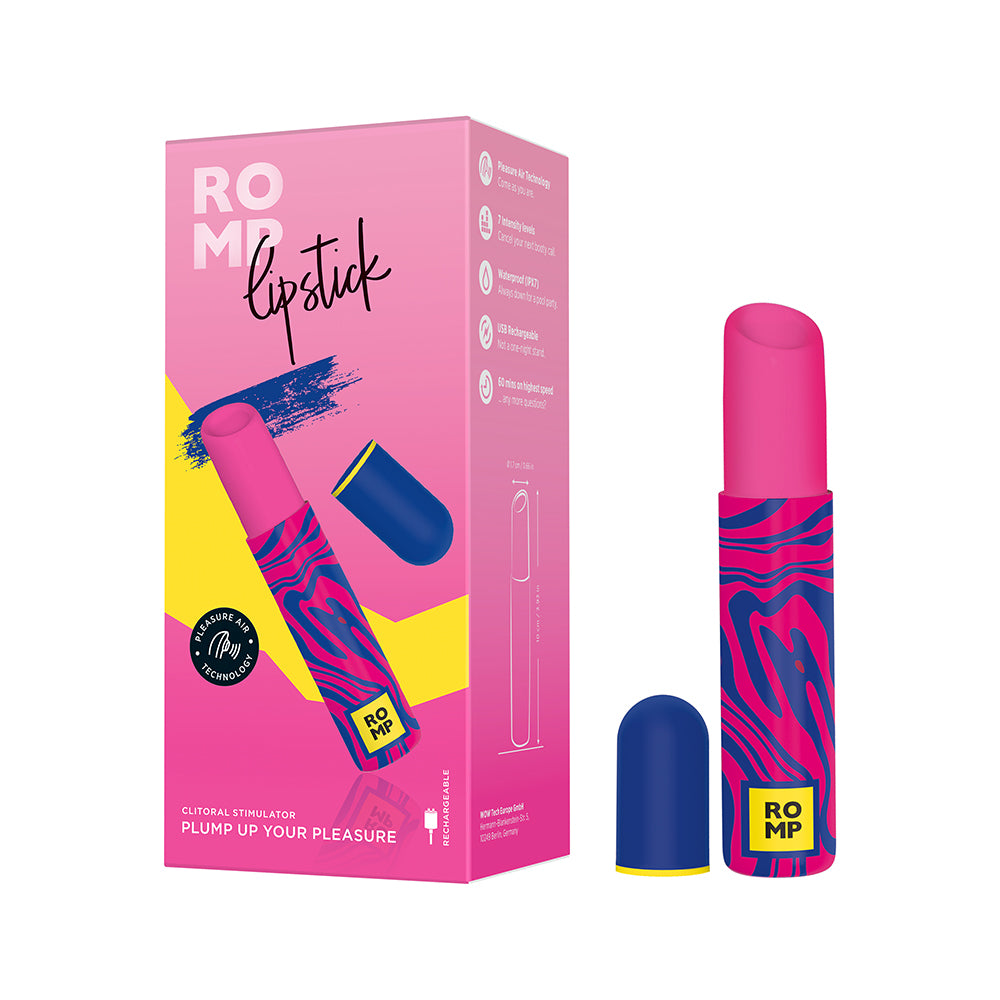 ROMP - ROMP Lipstick Pleasure Air Stimulator - Vibrators - Silicone