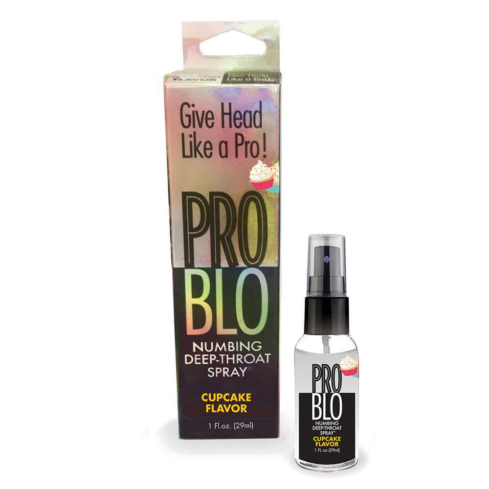 Little Genie - Pro Blo Numbing Spray Cupcake 1 oz. - Supplements & Enhancers - Gel