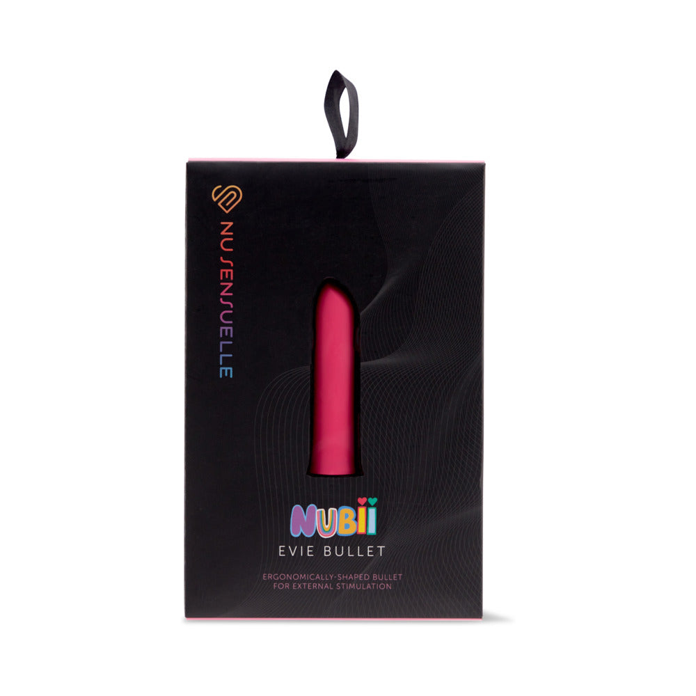 Nu Sensuelle - Nu Sensuelle Evie Nubii Slanted Tip Bullet Pink - Vibrators - Silicone