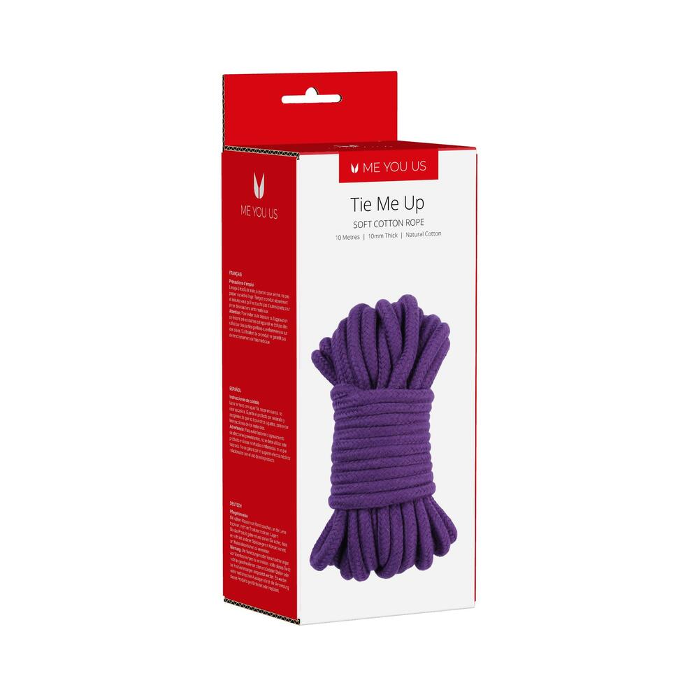 Me You Us - Me You Us Tie Me Up Rope 10m Purple - Bondage & Fetish Toys - Cotton