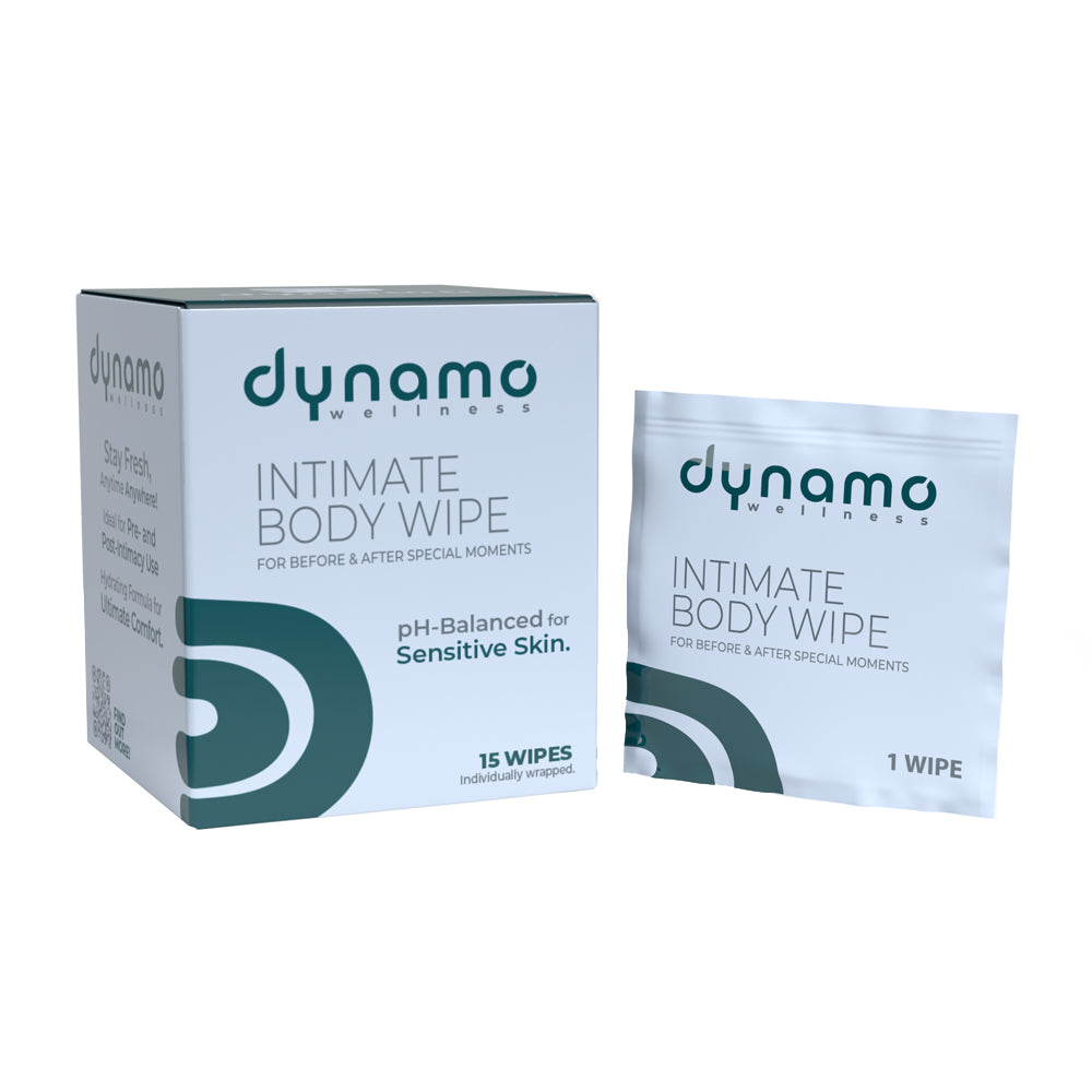 Dynamo Wellness - Dynamo Wellness Intimate Body Wipes 15-Pack - Sexual Wellness