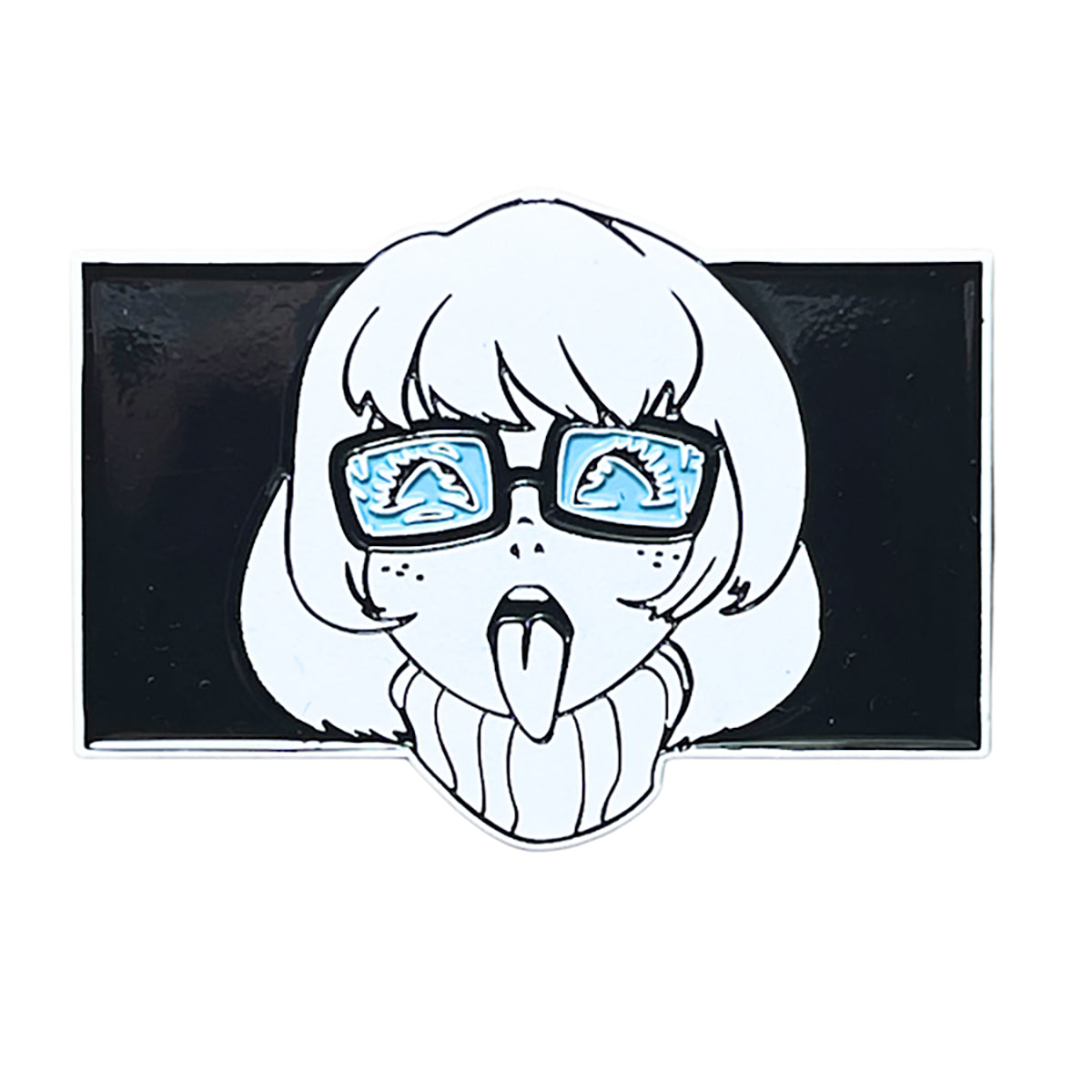 Geeky & Kinky - Geeky & Kinky Nerdy Girl V2 Enamel Pin - Novelties & Games - Metal