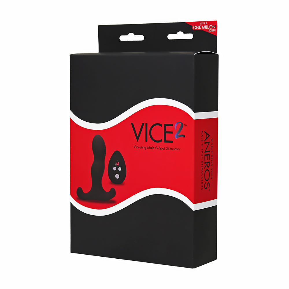 Aneros - Aneros Vice 2 Rechargeable Remote-Controlled Vibrating Prostate Stimulator - Anal Toys & Stimulators - Silicone