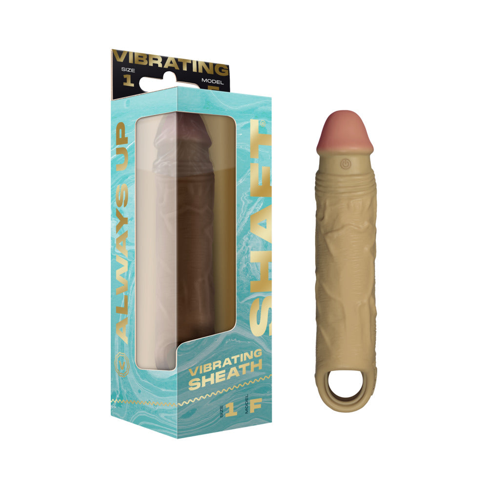 Shaft - Shaft Vibrating Model F: Sheath Size 1 Oak - Bondage & Fetish Toys - Silicone