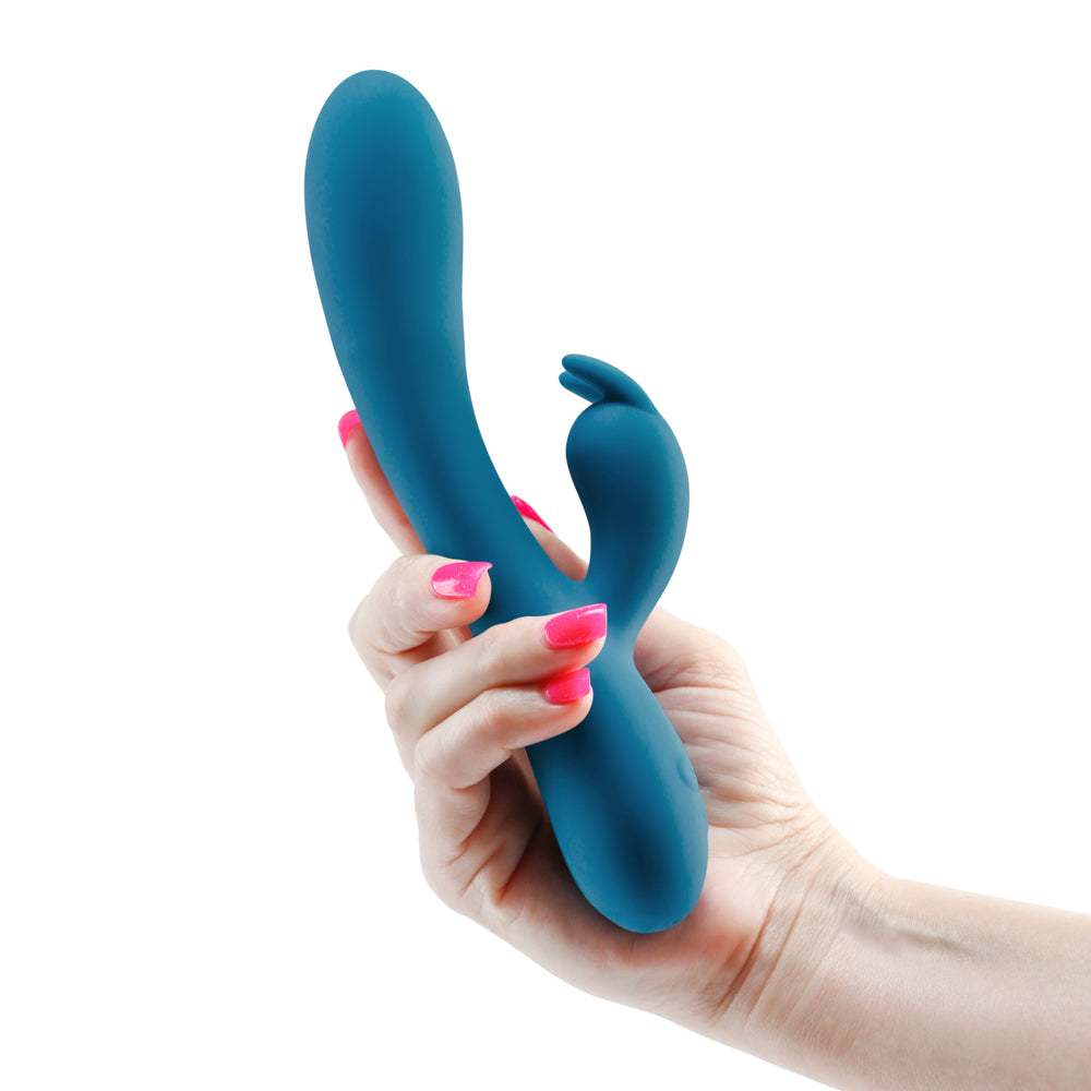 NS Novelties - INYA Luv Bunny Rechargeable Vibe Dark Teal - Vibrators - Silicone