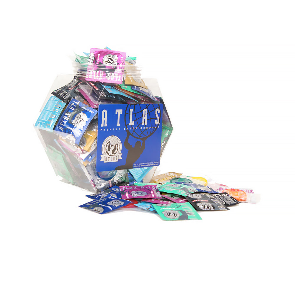 Paradise Marketing - Atlas Assorted Display Bowl 144pcs - Condoms