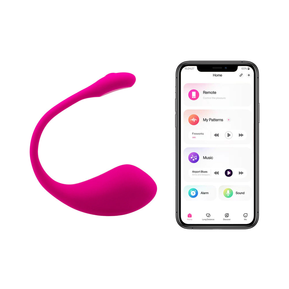 Lovense - Lovense Lush 2 Bluetooth Remote-Controlled Egg Vibrator - Vibrators - Silicone