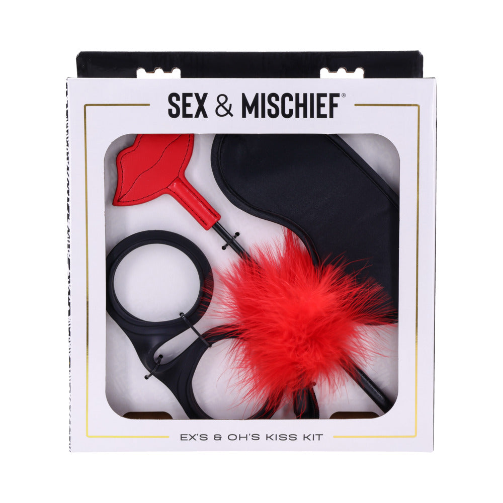 Sportsheets - Sportsheets Sex & Mischief Ex''s & Oh''s Kiss Kit - Bondage & Fetish Toys