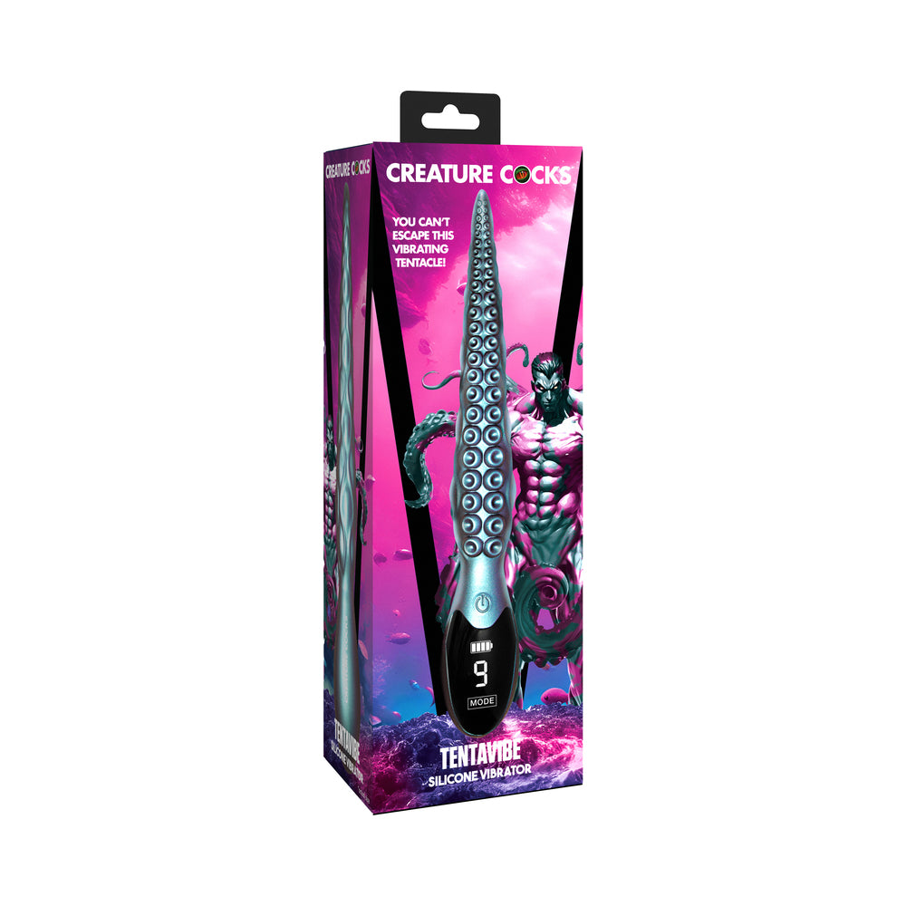 XR Brands - Creature Cocks Tentavibe Silicone Vibrator - Dildos - Silicone