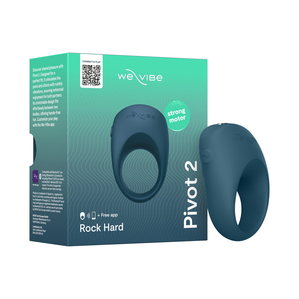 We-Vibe - We-Vibe Pivot 2 Vibrating Couples Ring Slate - Cockrings