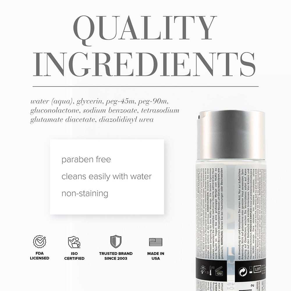 System JO - JO Nuru Full-Body Sensual Massage Gel 8 oz. - Lubricants, Creams & Glides - Liquid