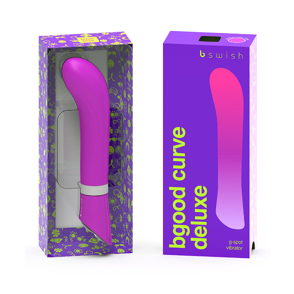 B Swish - B Swish Bgood Deluxe Curve Vibrator Violet - Vibrators - Silicone