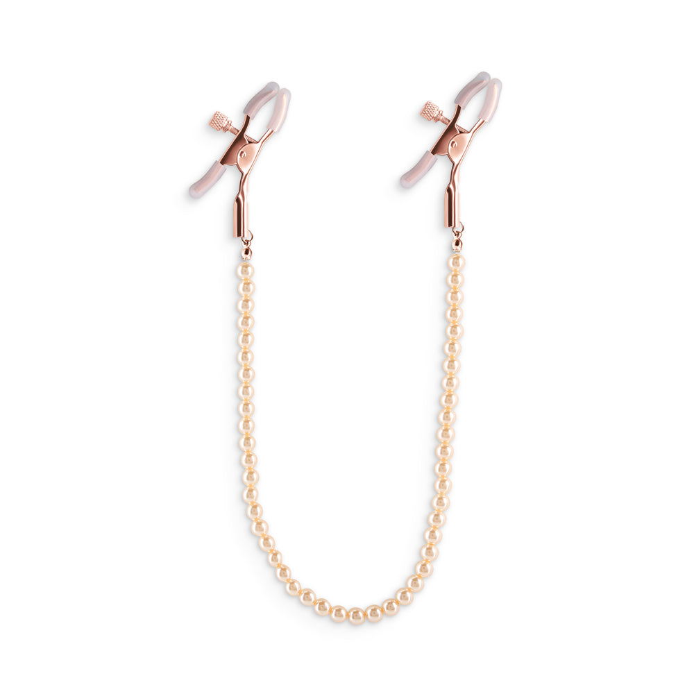 NS Novelties - Bound Nipple Clamps DC1 Rose Gold - Bondage & Fetish Toys - Metal