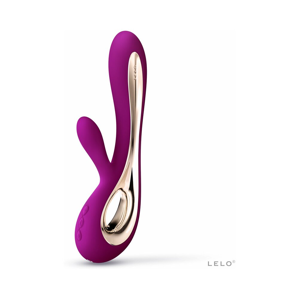 LELO - LELO SORAYA 2 Rechargeable Rabbit Vibrator Deep Rose - Vibrators - Silicone
