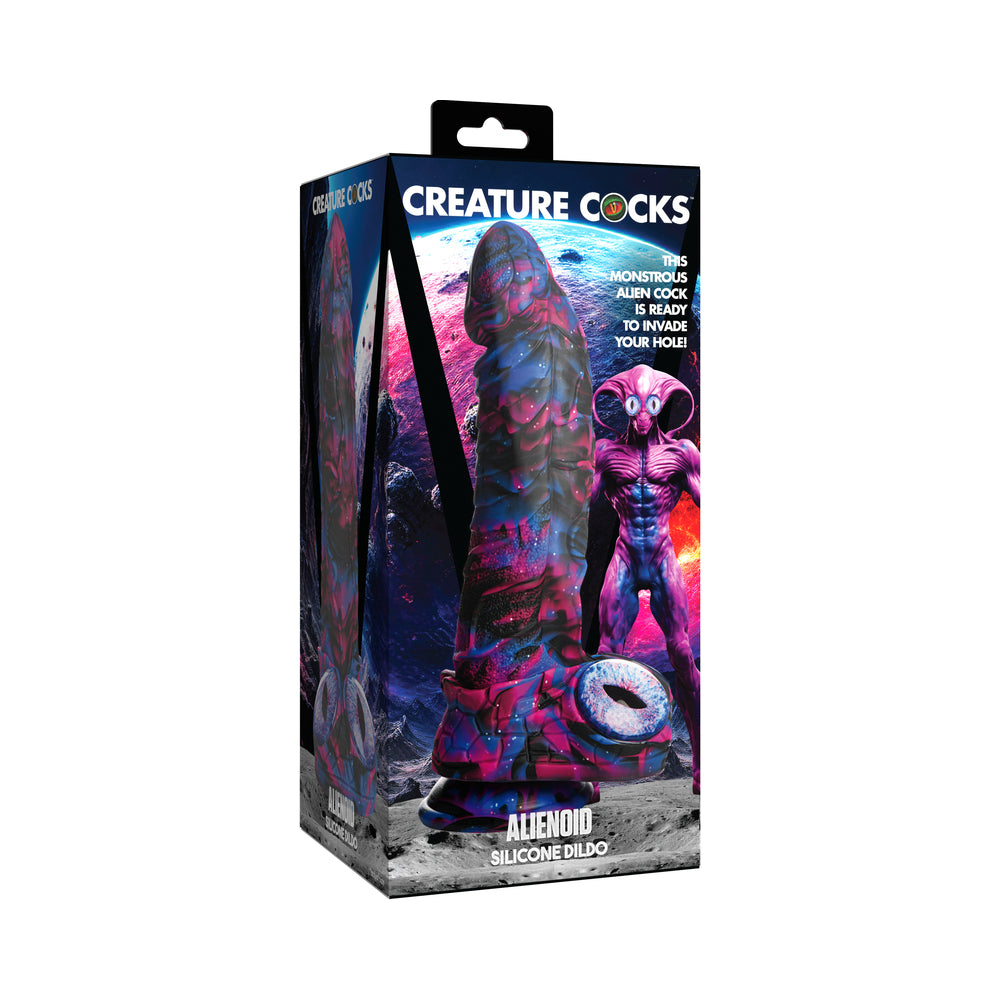 XR Brands - Creature Cocks Alienoid Silicone Dildo - Dildos - Silicone