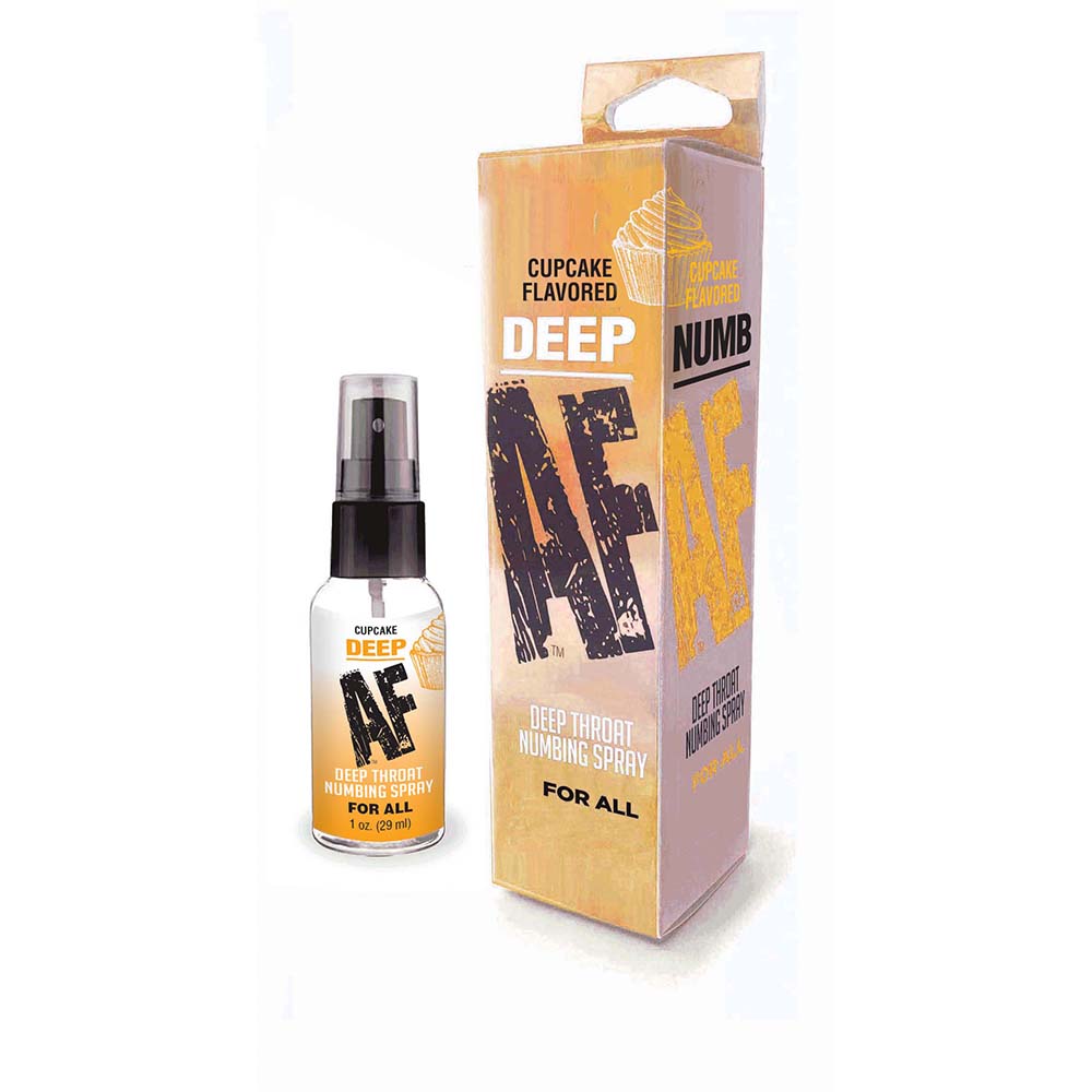 Little Genie - Deep AF Deep Throat Spray Cupcake 1 oz. - Supplements & Enhancers - Liquid