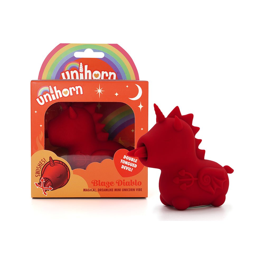 Creative Conceptions - Unihorn Blaze Diablo (The Forked Tongue One) - Vibrators - Silicone
