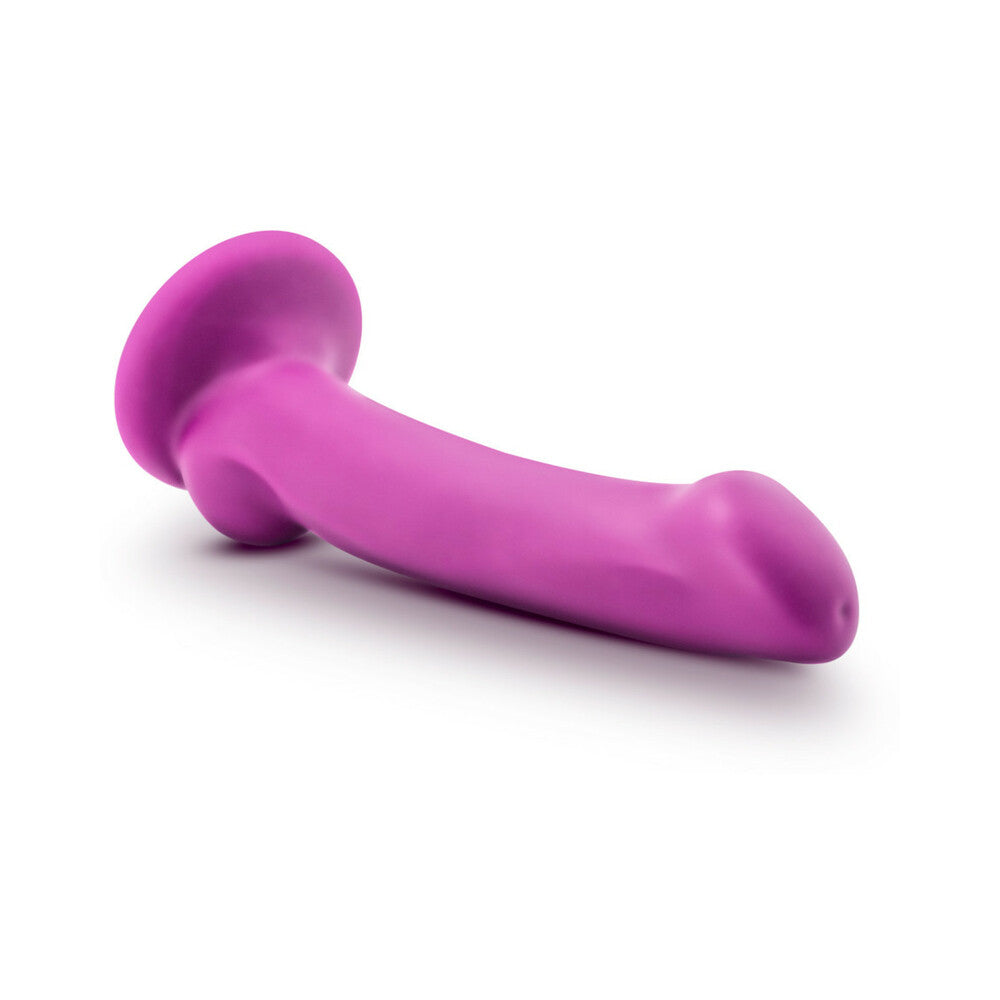 Blush - Avant D9 Ergo Mini 7 in. Dual Density Silicone Dildo Violet - Dildos - Silicone