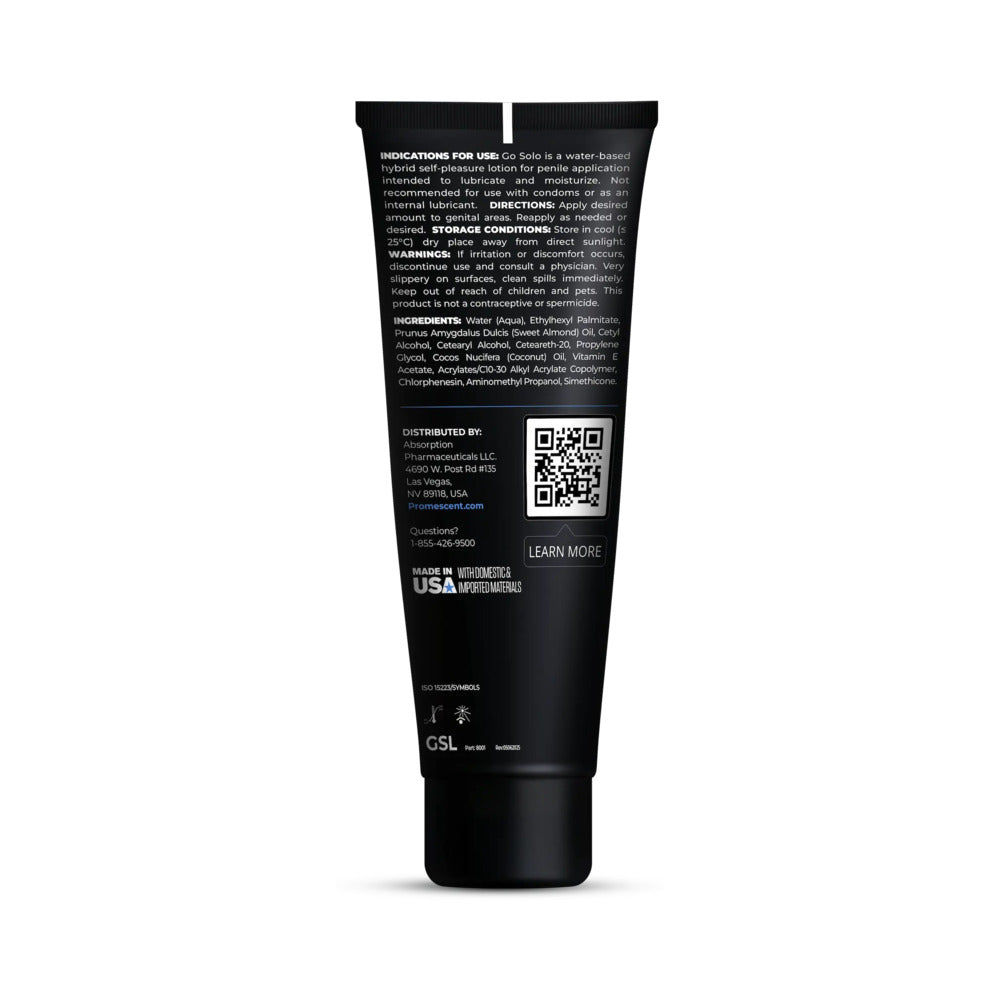 Promescent - Promescent Go Solo Self-Play Lotion 4 oz. - Lubricants, Creams & Glides