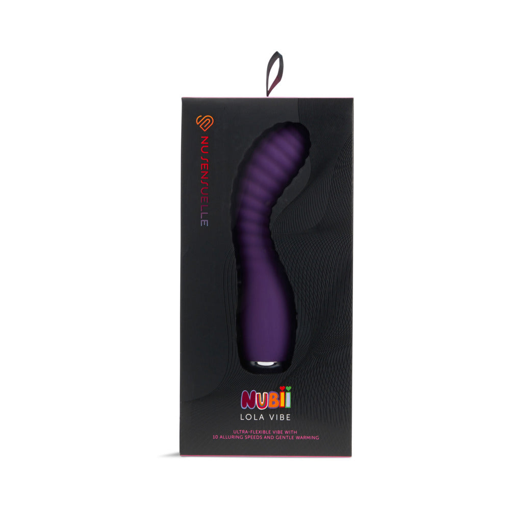 Nu Sensuelle - Nu Sensuelle Lola Nubii Flexible Warming Vibe Purple - Vibrators - Silicone