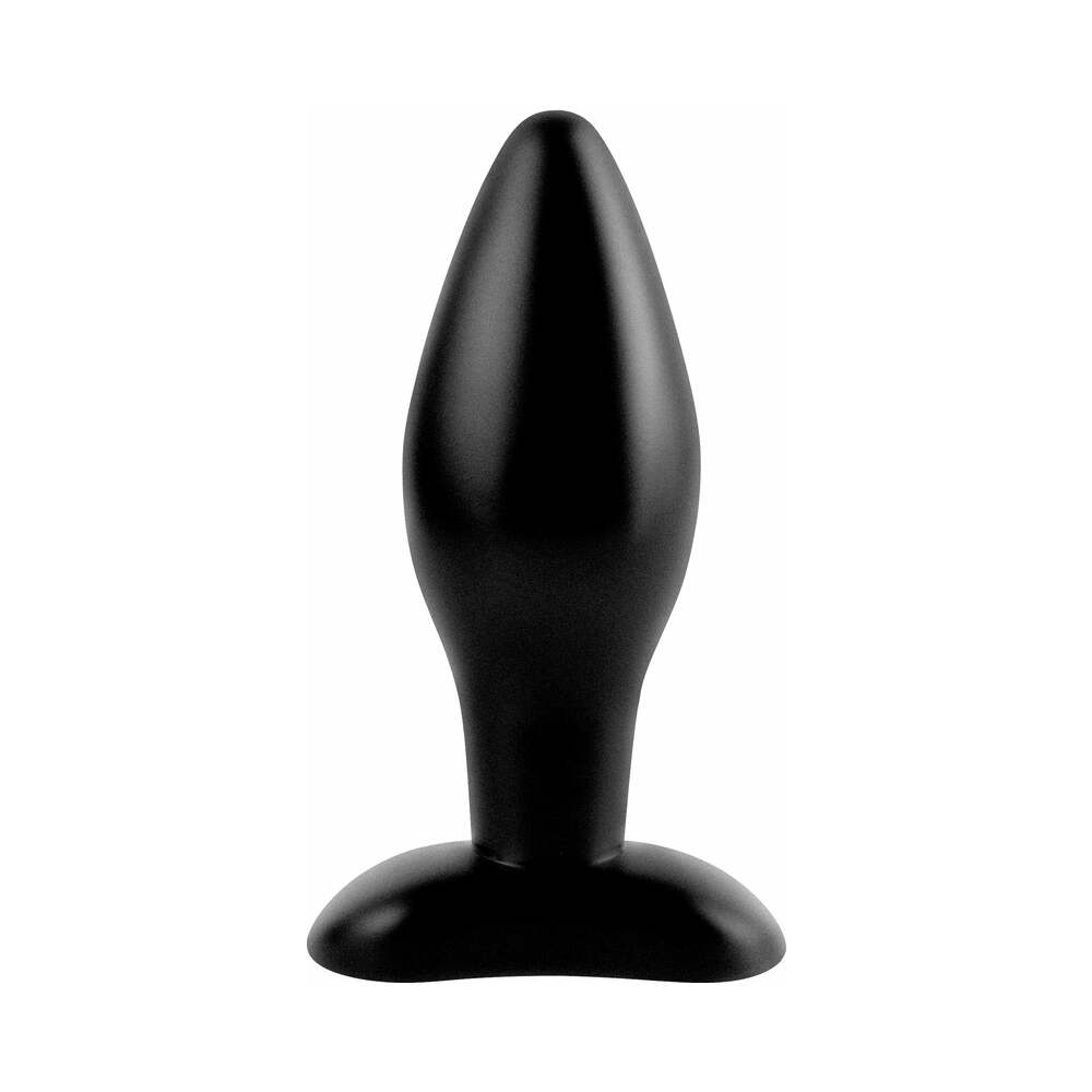 Pipedream - Anal Fantasy Collection Medium Silicone Plug Black - Anal Toys & Stimulators - Silicone