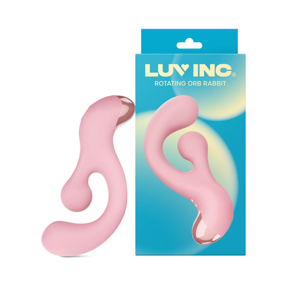 Luv Inc. - Luv Inc Ro33: Rotating Orb Rabbit Light Pink - Vibrators