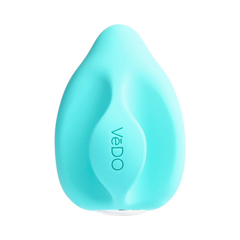 VeDO - VeDO Yumi Rechargeable Finger Vibe - Tease Me Turquoise - Vibrators - Silicone