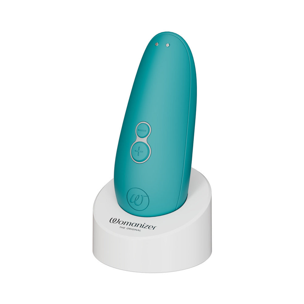 Womanizer - Womanizer Starlet 3 Rechargeable Silicone Compact Pleasure Air Clitoral Stimulator Turquoise - Vibrators - Silicone