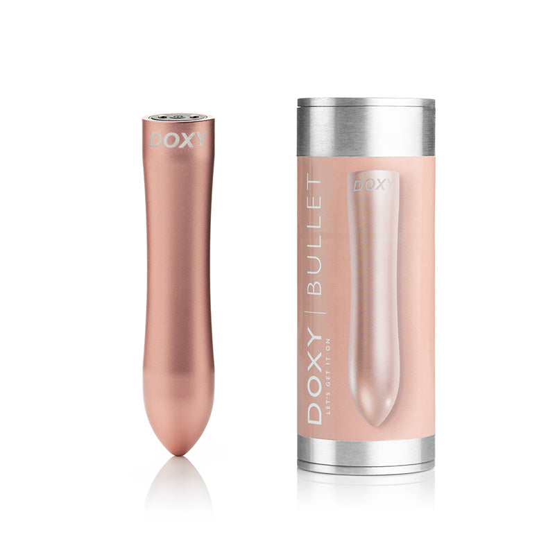 Doxy - Doxy Bullet Rechargeable Vibrator Rose Gold - Vibrators - Metal