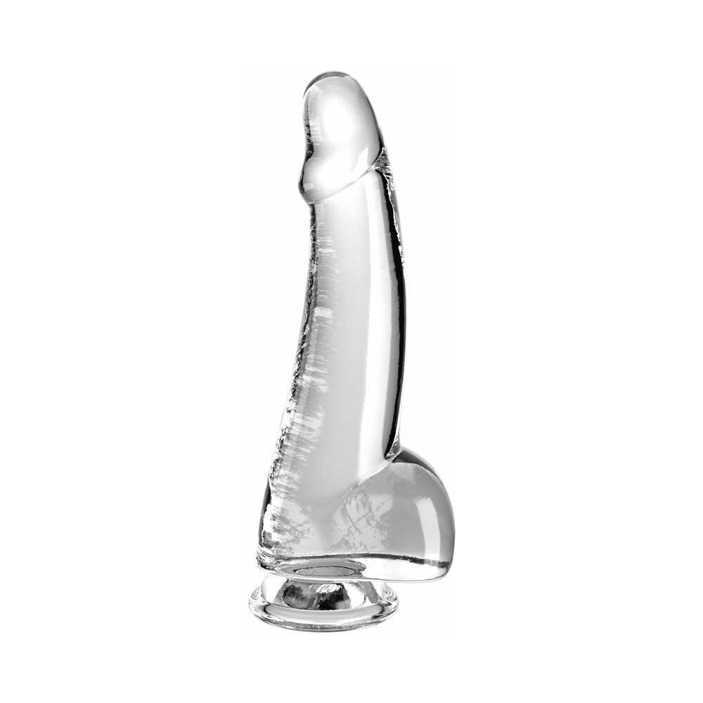 Pipedream - King Cock Clear with Balls 7.5in Clear - Dildos - TPE/TPR/Elastomers