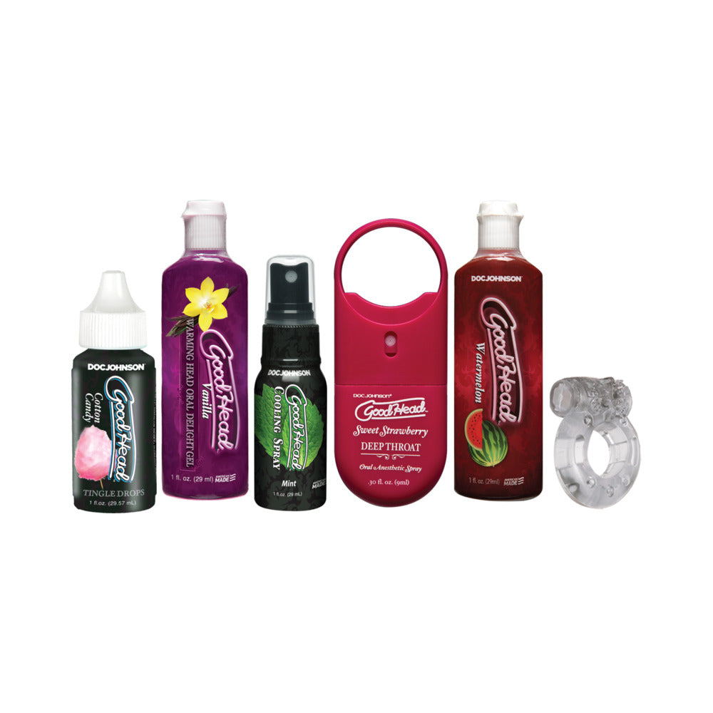 Doc Johnson - GoodHead - Sensations Kit - 6 pack - Supplements & Enhancers - Liquid