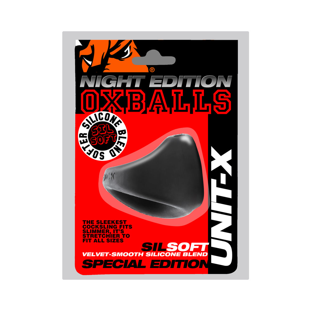 Oxballs - Oxballs Unit-X Stretchy Slimmer Fit Cocksling Special Edition Night - Cockrings - Silicone