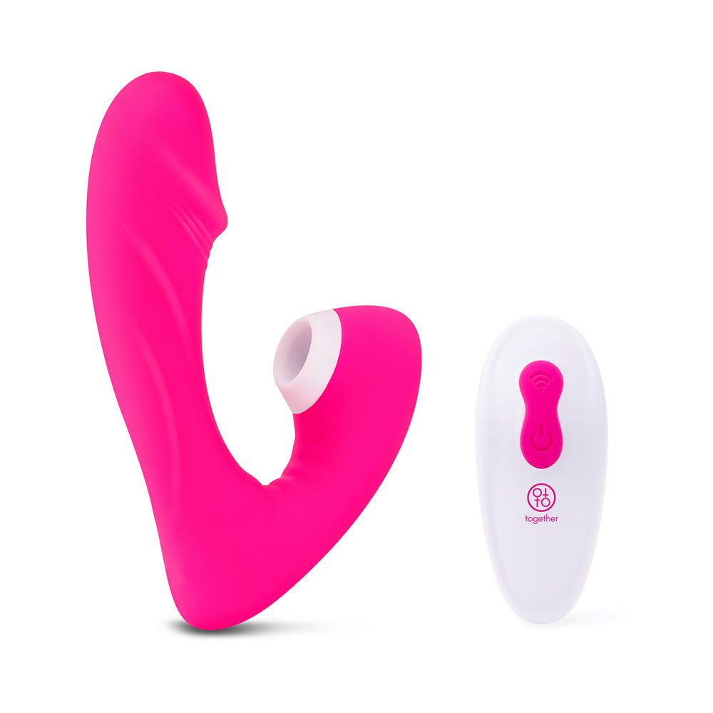 Together Toy - Together Internal Kiss Remote Control Vibe Pink - Vibrators - Silicone