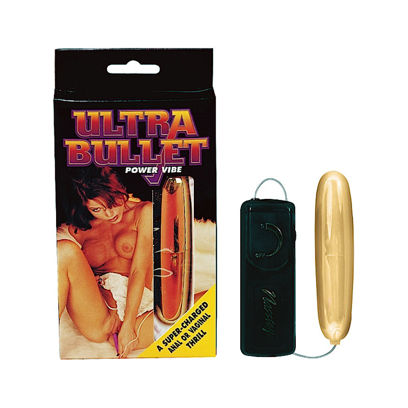 Nasstoys - Ultra Bullet with Controller Gold - Vibrators - ABS