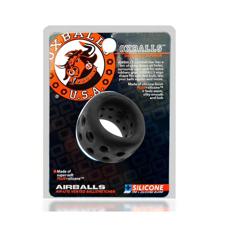 Oxballs - OxBalls Airballs Air-Lite Ballstretcher Black Ice - Cockrings - Silicone