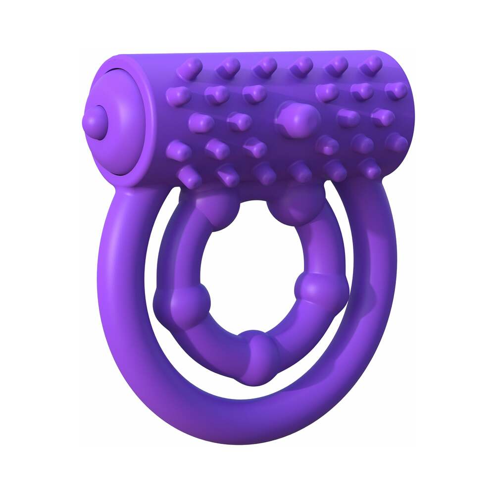 Pipedream - Fantasy C-Ringz Silicone Vibrating Prolong Performance Ring Purple - Vibrators - Silicone