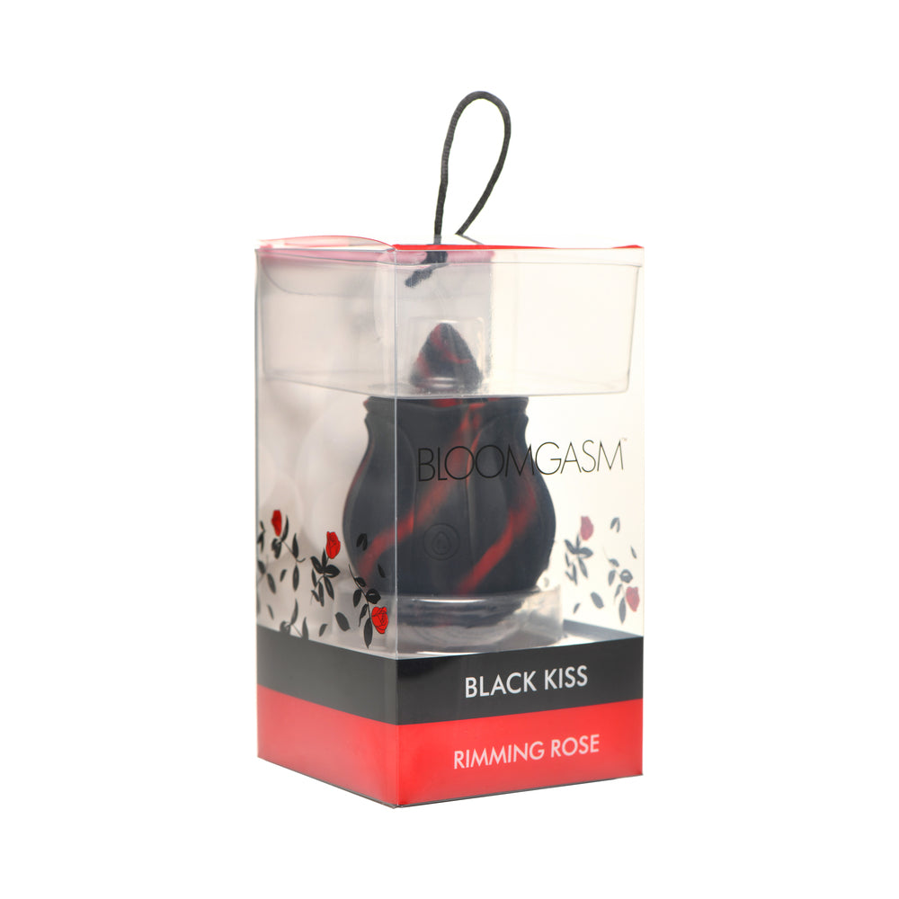 XR Brands - Bloomgasm Black Kiss Rimming Rose - Vibrators - Silicone