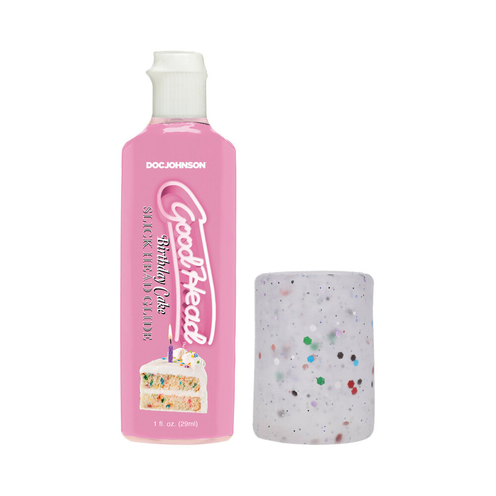 Doc Johnson - GoodHead Birthday Blowjob Kit - Masturbation Aids for Males - Silicone