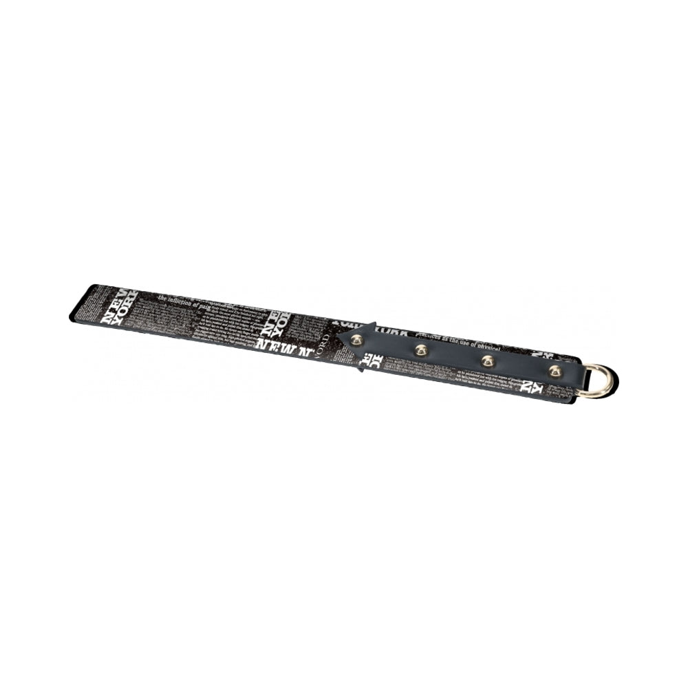 Shots - Ouch! International New York Collection Paddle - Bondage & Fetish Toys - Leather