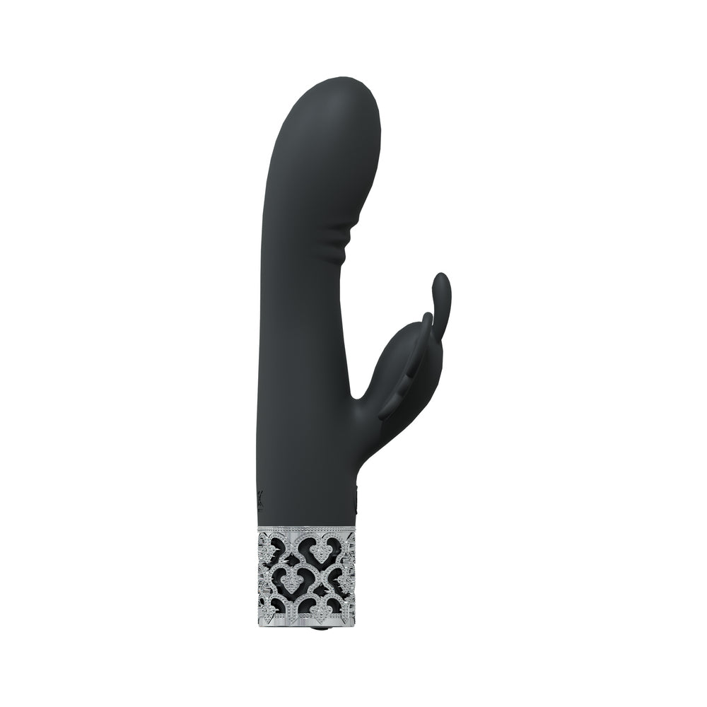 Shots - Royal Gems Monarch Silicone Rechargeable Vibrator Black - Vibrators - Silicone