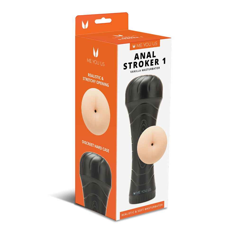 Me You Us - Me You Us Ultra Stroker Anal Vanilla - Masturbation Aids for Males - TPE/TPR/Elastomers