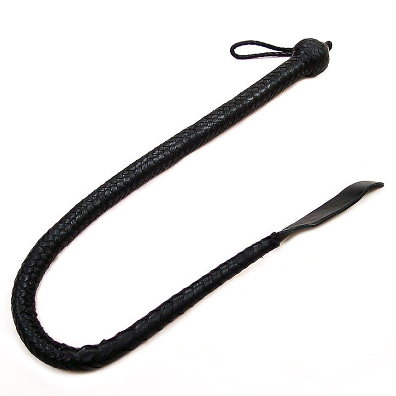Rouge Garments - Rouge Devil Tail Whip Black - Bondage & Fetish Toys - Leather