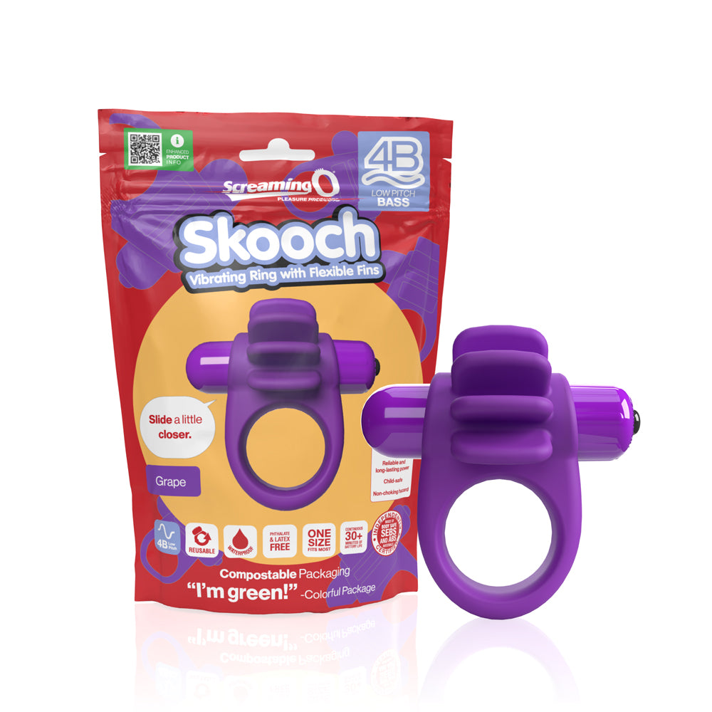 Screaming O - Screaming O 4B Skooch Grape - Vibrators - Silicone