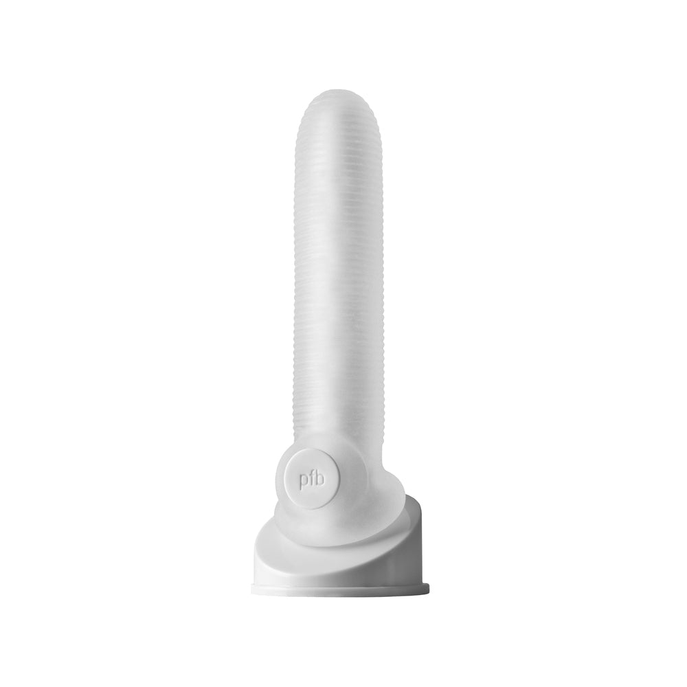 Perfect Fit - Perfect Fit Fat Boy Micro Ribbed Sheath 7.5 in. Clear - Penis Extension & Sleeves