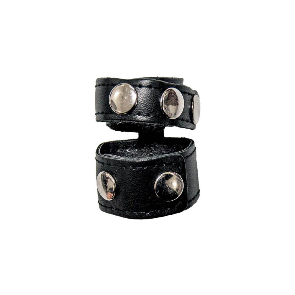 Nasstoys - Ballgear Cock Strap With Ball Stretcher Black - Cockrings - Polyurethane