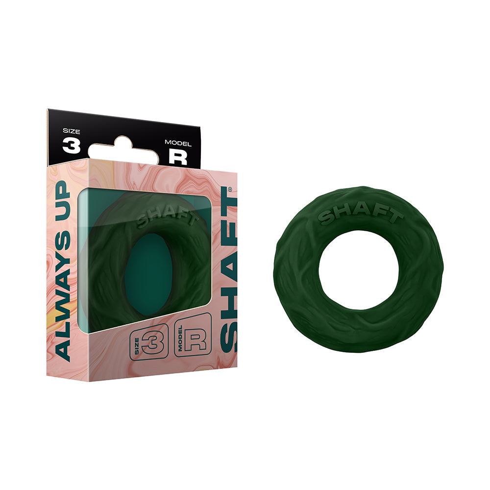 Shaft - Shaft Model R: C-Ring Green Size 3 - Cockrings - Silicone