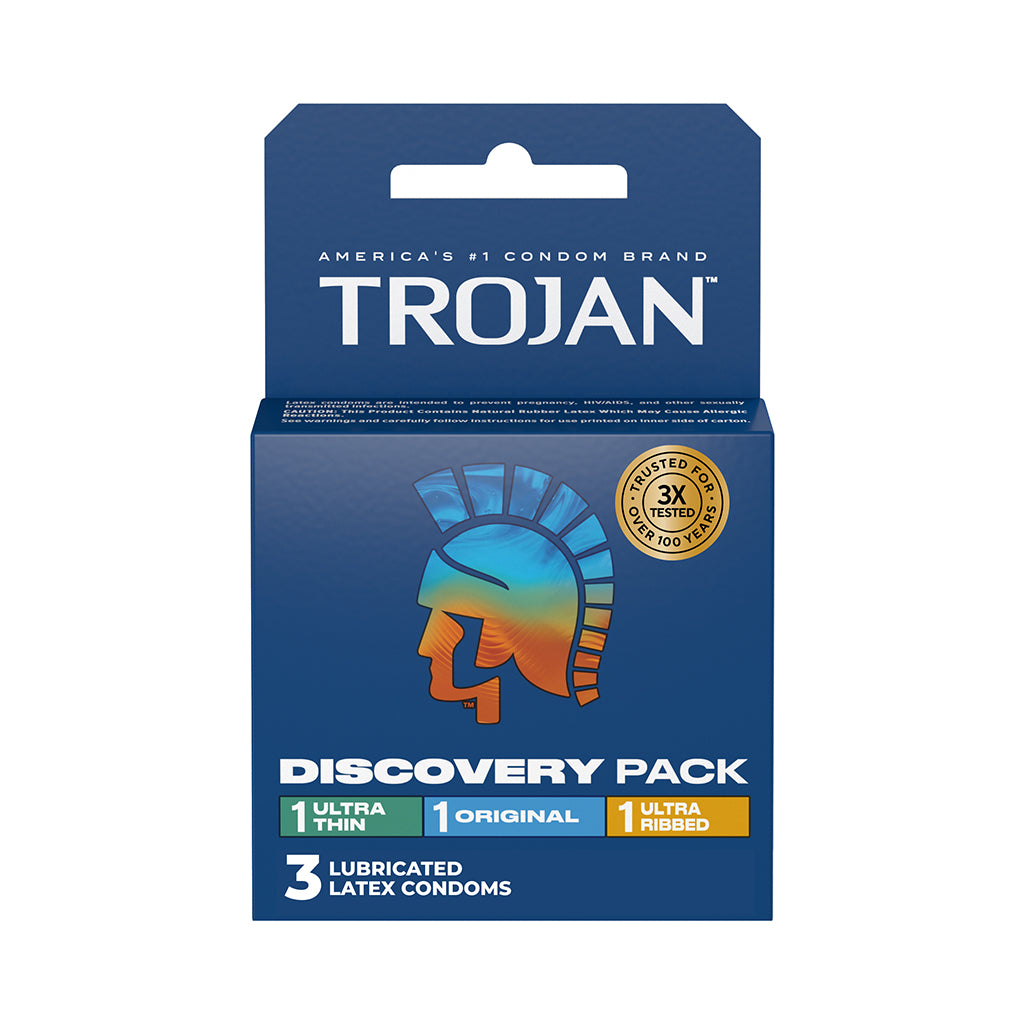 Paradise Marketing - Trojan Discovery 3 Pack - Condoms