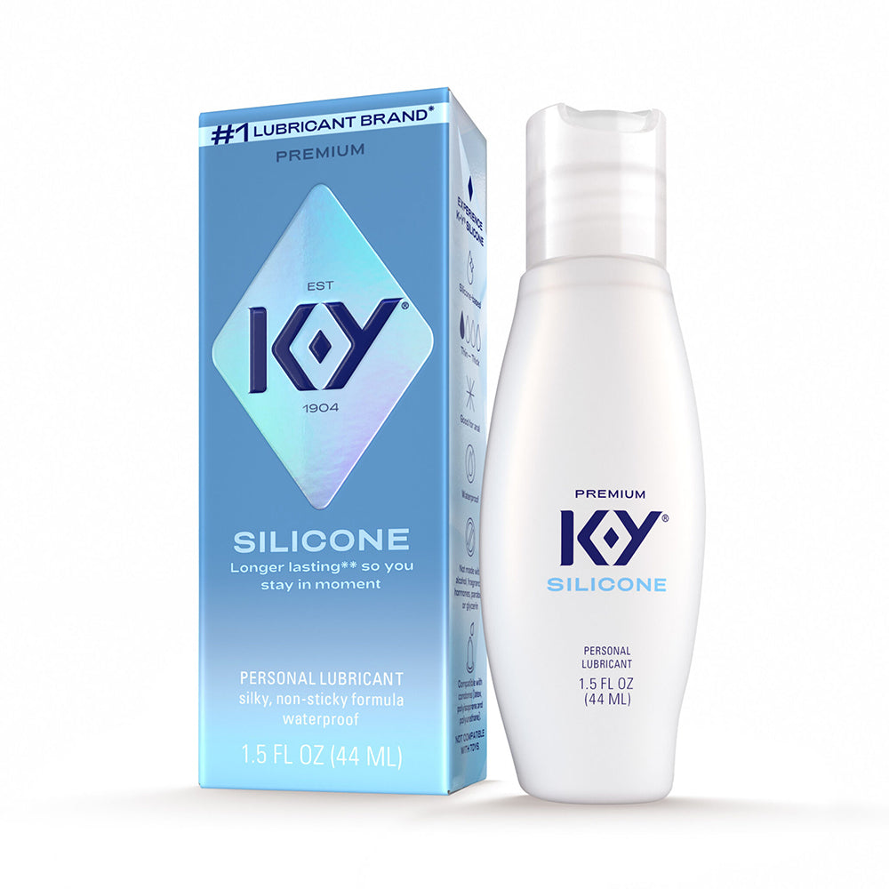 K-Y - K-Y True Feel Premium Intimate Silicone Gel Lubricant 1.5oz. - Lubricants, Creams & Glides - Gel